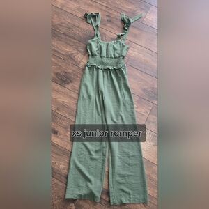 Elegant Olive Green Jumpsuit